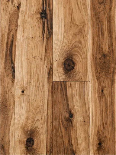 Illustrative hickory wood-look sample