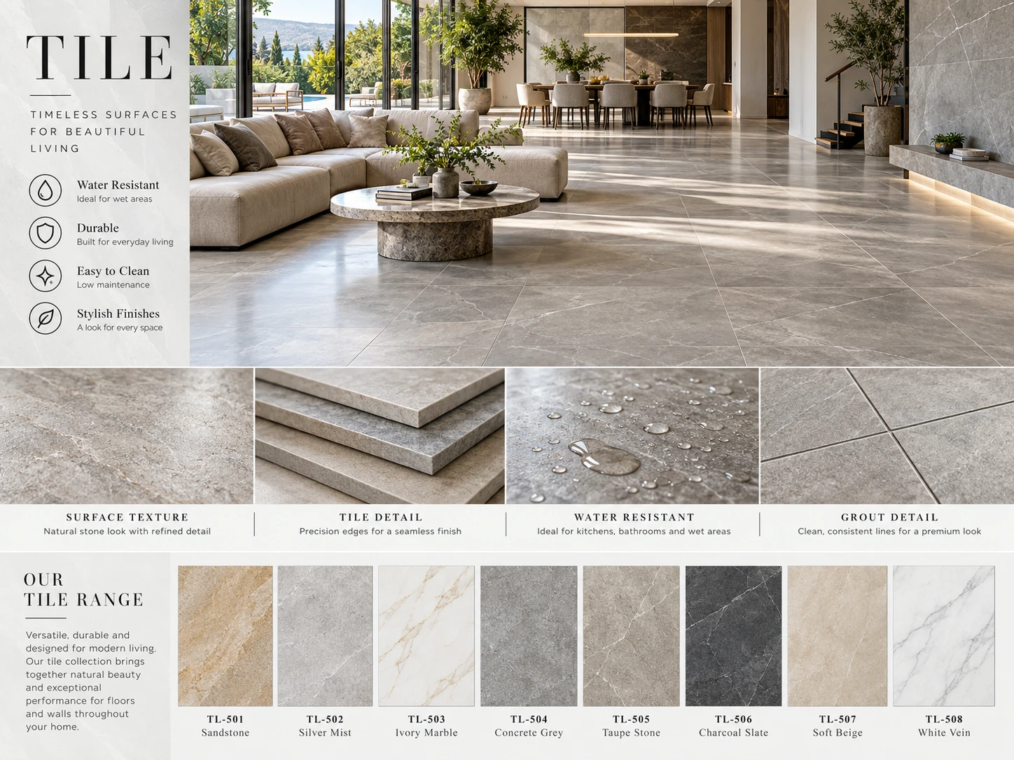 Tile Flooring interior inspiration