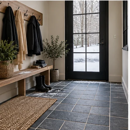 Illustrative tiled entrances & mudrooms